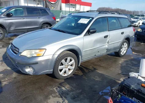 2006 Subaru Outback 2.5I from USA, damaged, VIN 4S4BP61C867304043